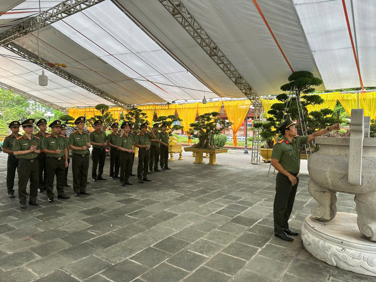 Phòng An ninh mạng và phòng, chống tội phạm sử dụng công nghệ cao tổ chức các hoạt động tri ân nhân kỷ niệm 79 năm Ngày Thương binh - Liệt sĩ
